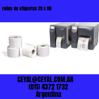 rollos de etiquetas 39 x 88