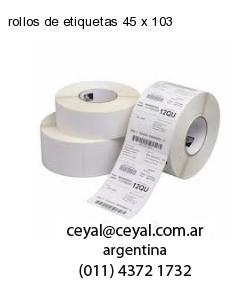 rollos de etiquetas 45 x 103