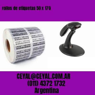 rollos de etiquetas 50 x 170