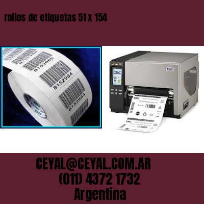 rollos de etiquetas 51 x 154