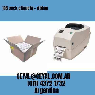 105 pack etiqueta   ribbon