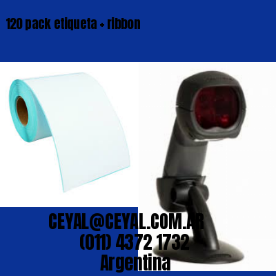 120 pack etiqueta   ribbon