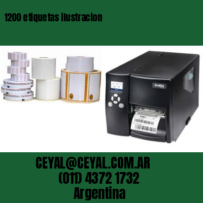 1200 etiquetas ilustracion