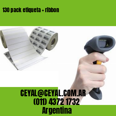130 pack etiqueta   ribbon