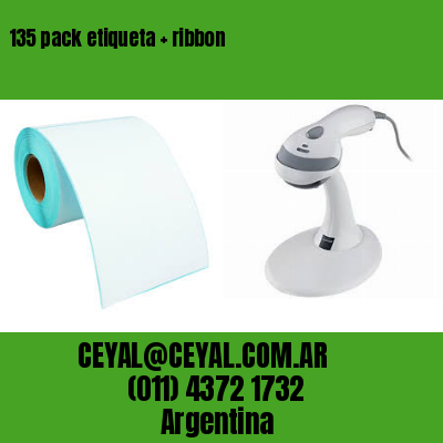 135 pack etiqueta   ribbon