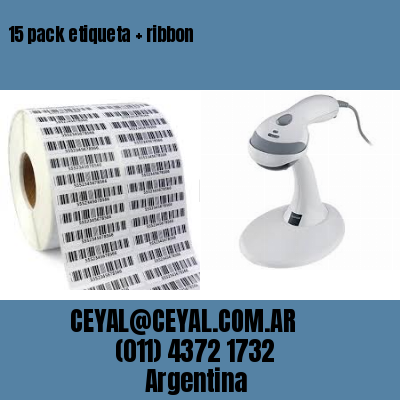 15 pack etiqueta   ribbon