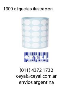 1900 etiquetas ilustracion