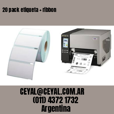 20 pack etiqueta   ribbon