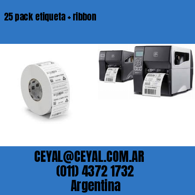 25 pack etiqueta   ribbon