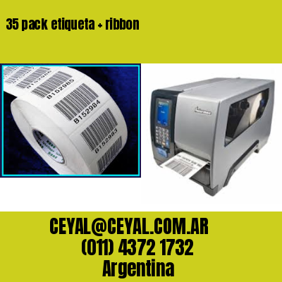 35 pack etiqueta   ribbon