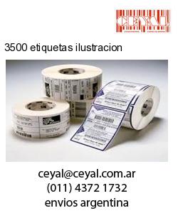 3500 etiquetas ilustracion