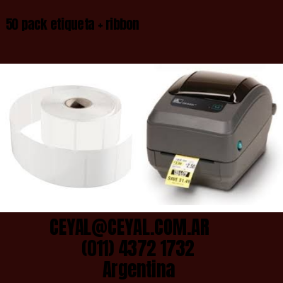 50 pack etiqueta   ribbon
