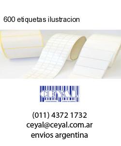 600 etiquetas ilustracion