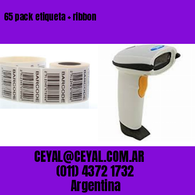 65 pack etiqueta   ribbon