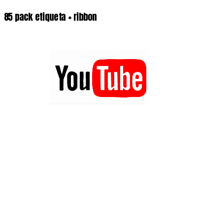 85 pack etiqueta   ribbon