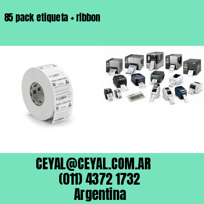 85 pack etiqueta   ribbon