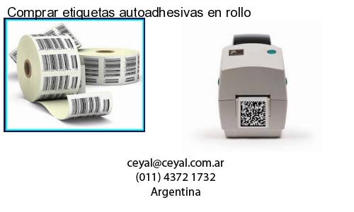 Comprar etiquetas autoadhesivas en rollo