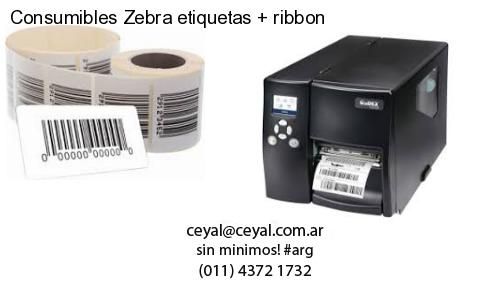 Consumibles Zebra etiquetas   ribbon