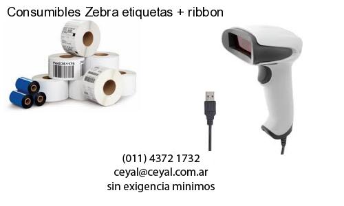 Consumibles Zebra etiquetas   ribbon