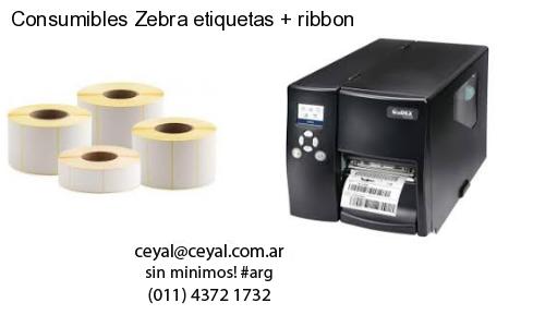 Consumibles Zebra etiquetas   ribbon