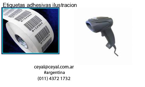 Etiquetas adhesivas ilustracion