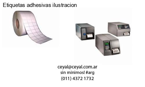 Etiquetas adhesivas ilustracion