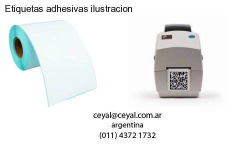 Etiquetas adhesivas ilustracion
