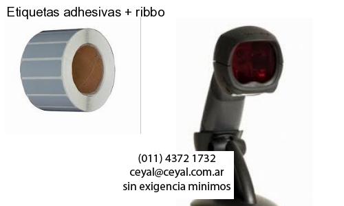 Etiquetas adhesivas   ribbo