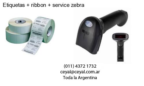 Etiquetas   ribbon   service zebra