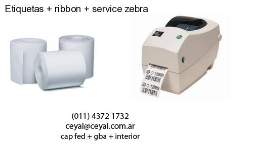 Etiquetas   ribbon   service zebra