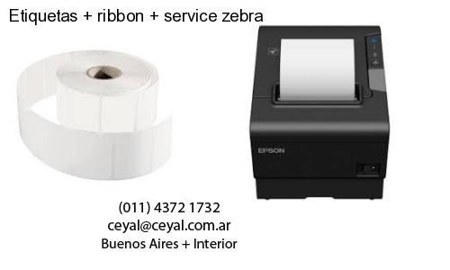 Etiquetas   ribbon   service zebra