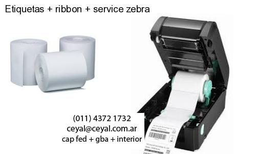 Etiquetas   ribbon   service zebra