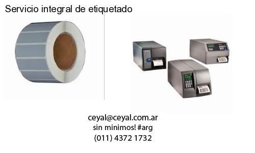 Servicio integral de etiquetado