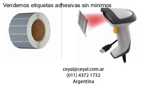 Vendemos etiquetas adhesivas sin minimos