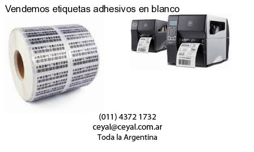Vendemos etiquetas adhesivos en blanco