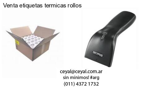 Venta etiquetas termicas rollos