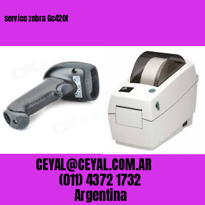 service zebra Gc420t