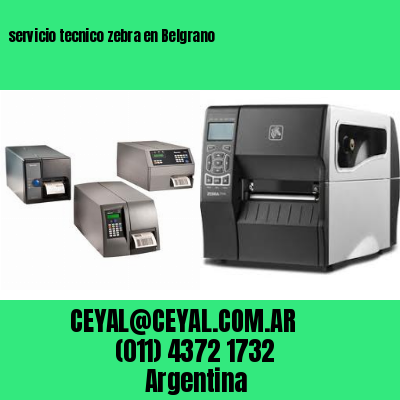 servicio tecnico zebra en Belgrano