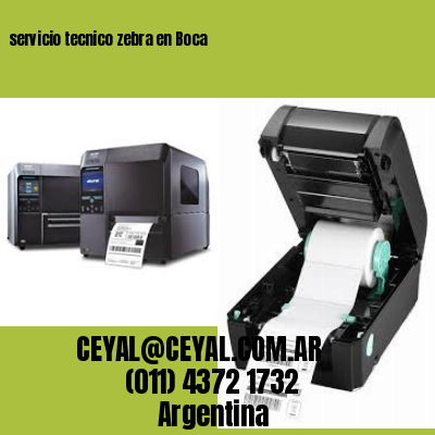 servicio tecnico zebra en Boca