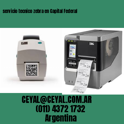 servicio tecnico zebra en Capital Federal