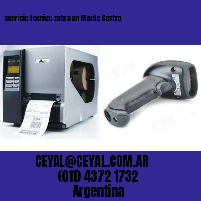servicio tecnico zebra en Monte Castro