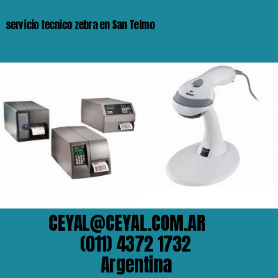 servicio tecnico zebra en San Telmo