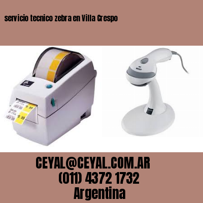 servicio tecnico zebra en Villa Crespo