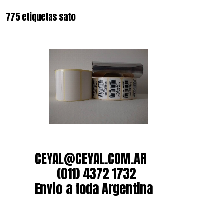  775 etiquetas sato