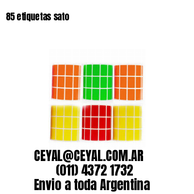 85 etiquetas sato