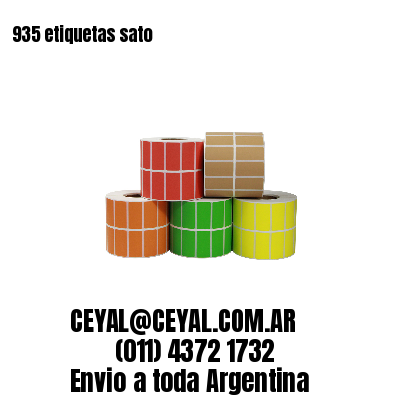 935 etiquetas sato