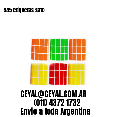 945 etiquetas sato