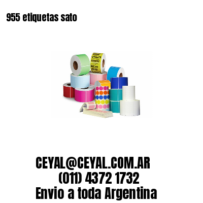 955 etiquetas sato