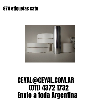  970 etiquetas sato