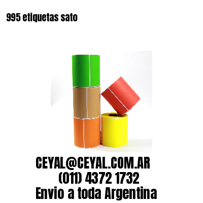 995 etiquetas sato